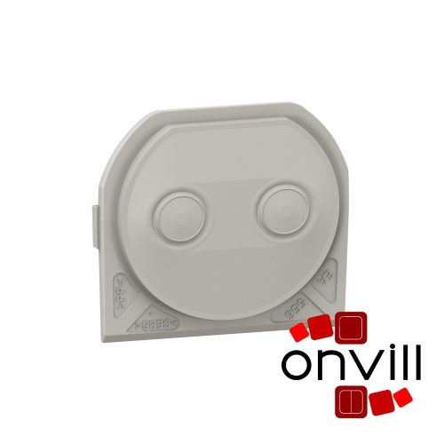 Legrand 069599L, Plexo 55 membrános kábelbevezető 2 bemenettel, szürke