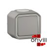 Legrand 069711L, Plexo 55 falon kívüli váltókapcsoló 10A, összeszerelt, szürke