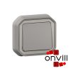 Legrand 069811L, Plexo 55 süllyesztett váltókapcsoló 10A, összeszerelt, szürke