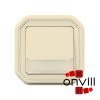 Legrand 069829L, Plexo 55 süllyesztett váltóérintkezős nyomó jelzőfénnyel, címketartóval 10A, összeszerelt, elefántcsont