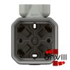 Legrand 069846L, Plexo 55 falon kívüli 1-es doboz 2 bemenettel, ISO20 tömszelencével, szürke