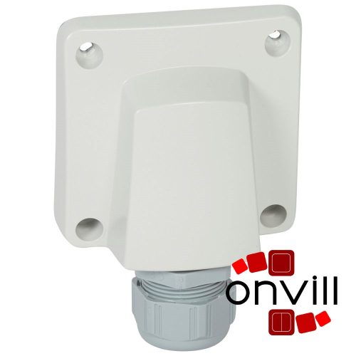 Legrand 069850L, Plexo 55 süllyesztett kábelkivezető, kábelszorítóval ellátott 20-32 A, összeszerelt, szürke