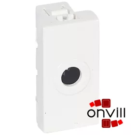   Legrand 077552, Program Mosaic Kábelkivez 1 modulos, MAX. 8mm, Fehér