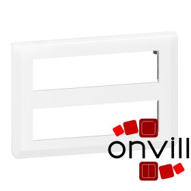   Legrand 078837L, Program Mosaic Keret 2X8 Modulos, Vízszintes, Fehér 