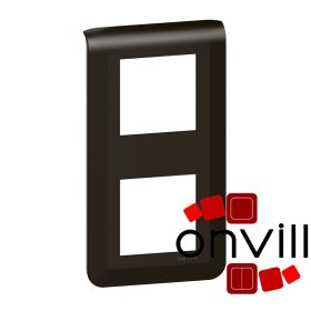   Legrand 079062L, Program Mosaic 2X2 Modulos Keret, Függőleges, Antracit 