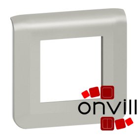   Legrand 079302L, Program Mosaic Keret 1X2 Modulos, Alumínium 