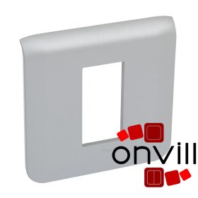   Legrand 079311L, Program Mosaic Keret 1X1 Modulos, 80X80 mm, Alumínium 