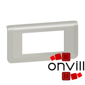   Legrand 079314L, Program Mosaic Keret 1X4 Modulos, Vízszintes, Alumínium 