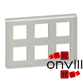   Legrand 079332L, Program Mosaic 2X3X2 Modulos Keret, Alumínium 