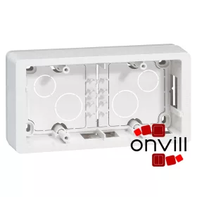   Legrand 080242, Céliane Kiemelődoboz (Kiemelőkeret), Kettős, Fehér