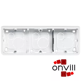   Legrand 080286, Program Mosaic Falon Kívüli Doboz 3X2 Modulos, Vízszintes