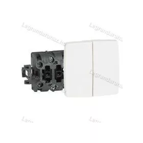   Legrand 086102, Oteo Falon Kívüli, Csillárkapcsoló, Fehér