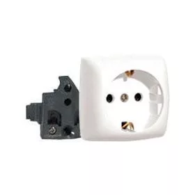   Legrand 086129, Oteo Falon Kívüli, 2P+F Csatlakozóaljzat, Fehér