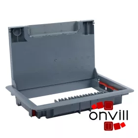   Legrand 088000, Műanyag Fedél 8/12 Modulos Standard Padlódobozhoz, MAX. 8mm Burkolattal