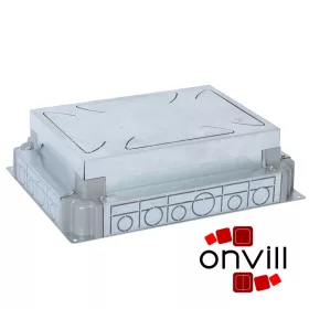   Legrand 088090, Süllyesztett Doboz Betonba, Állítható Magasságú, 65-90mm Betonba, 8/12 Modulos Padlódobozhoz