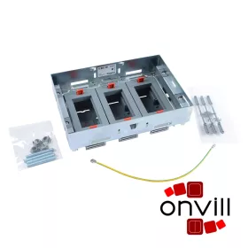   Legrand 088120, 12 (3X4) Modulos Vízszintes, Állítható Magasságú, Perem Nélküli Padlódoboz