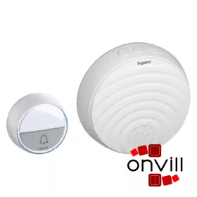   Legrand 094254, Vezeték Nélküli Csengő Standard Szett, Fehér, 230V-os