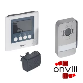   Legrand 369110, 2 Vezetékes Színes Videó Kaputelefon Szett, 1 V. 2 Lakásos, 4,3-os Beltéri Egységgel