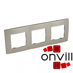 Legrand 397063, Niloé Hármas Keret, Pezsgő