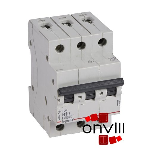 Legrand 419167, RX3 Kismegszakító, 3P, B10, 6000A, Bic
