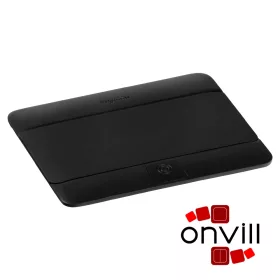   Legrand 654002, Pop-Up Doboz Bútorlapba, 4 (2+2) Modulos, Rögzítőkerettel és Kábeltartó Dobozzal, Fekete