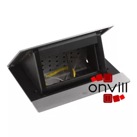   Legrand 654800, Incara Pop-Up - Bútorba Süllyeszthető, 4 Modul Üres, Rozsdamentes Acél