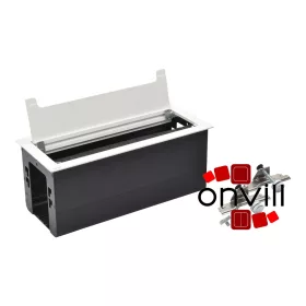   Legrand 654871, Incara Top Access - Bútorba Süllyeszthető, 8 Modul (295 mm Széles), Üres, Fehér