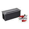 Legrand 654872, Incara Top Access - Bútorba Süllyeszthető, 8 Modul (295 mm Széles), Üres, Fekete