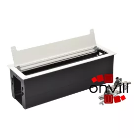   Legrand 654874, Incara Top Access - Bútorba Süllyeszthető, 12 Modul (385 mm Széles), Üres, Fehér