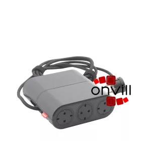   Legrand 654886, Incara Link On Elosztóállomás, 6X2P+F, 2,5M Kábellel, Fekete