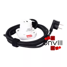   Legrand 654918, Incara Electr'On, USB-A+C Aljzat, 2,5M Kábellel, Fehér