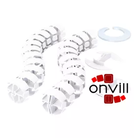   Legrand 654990, Incara Kábelvezető Hernyó, 4 Rekeszes, 0,8m, Szürke