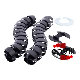   Legrand 654991, Incara Kábelvezető Hernyó, 4 Rekeszes, 0,8m, Fekete