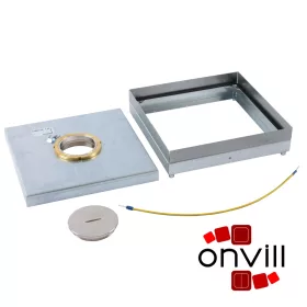   Legrand 689623, IP44-es Padlódoboz, Középső Kábelkimenettel 8 - 24 mm Vastag Járólapokhoz