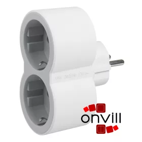   Legrand 694516, Kettős 2P+F Elosztó, Biztonsági Zsaluval, 16 A, Fehér/Szürke