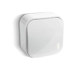   Legrand 696004, Oteo Falon Kívüli, Keresztkapcsoló, Kerettel, Fehér