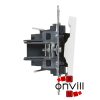 Legrand 721109, Suno Egypólusú Nyomó, 6 A, Fehér
