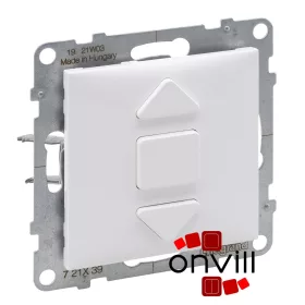 Legrand 721139, Suno Redőnykapcsoló, 6 A, Fehér