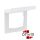 Legrand 721144, Suno Egyes Keret, Vízmentes, IP44, Fehér