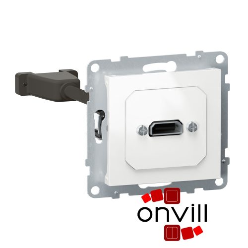 Legrand 721149, Suno Elővezetékelt HDMI 1.4 Típusú Csatlakozóaljzat, Fehér