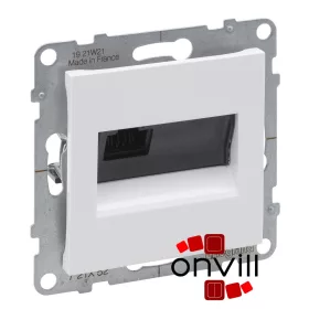   Legrand 721152, Suno 1XRJ45 Cat.6 UTP Informatikai Csatlakozóaljzat, Fehér