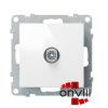 Legrand 721164, Suno TV Aljzat, Csillagpontos (Végzáró), 1,5 dB, Fehér