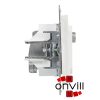 Legrand 721169, Suno TV-Rádió-SAT Aljzat, Végzáró, 10 dB, Fehér