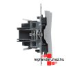 Legrand 721315, Suno Csillárkapcsoló Jelzőfénnyel, 10 AX, Alumínium
