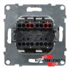 Legrand 721318, Suno Kettős Váltókapcsoló Jelzőfénnyel, 10 AX, Alumínium
