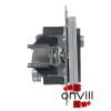Legrand 721369, Suno TV-Rádió-SAT Aljzat, Végzáró, 10 dB, Alumínium