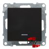 Legrand 721411, Suno Egypólusú Kapcsoló Jelzőfénnyel, 10 AX, Fekete