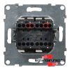 Legrand 721418, Suno Kettős Váltókapcsoló Jelzőfénnyel, 10 AX, Fekete