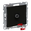 Legrand 721464, Suno TV Aljzat, Csillagpontos (Végzáró), 1,5 dB, Fekete