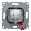 Legrand 721469, Suno TV-Rádió-SAT Aljzat, Végzáró, 10 dB, Fekete